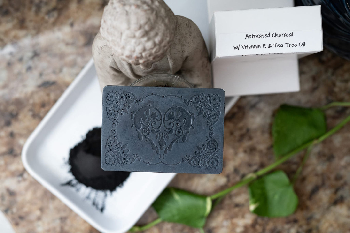 Activated Charcoal w/ Tea Tree Face & Body Soap Bar