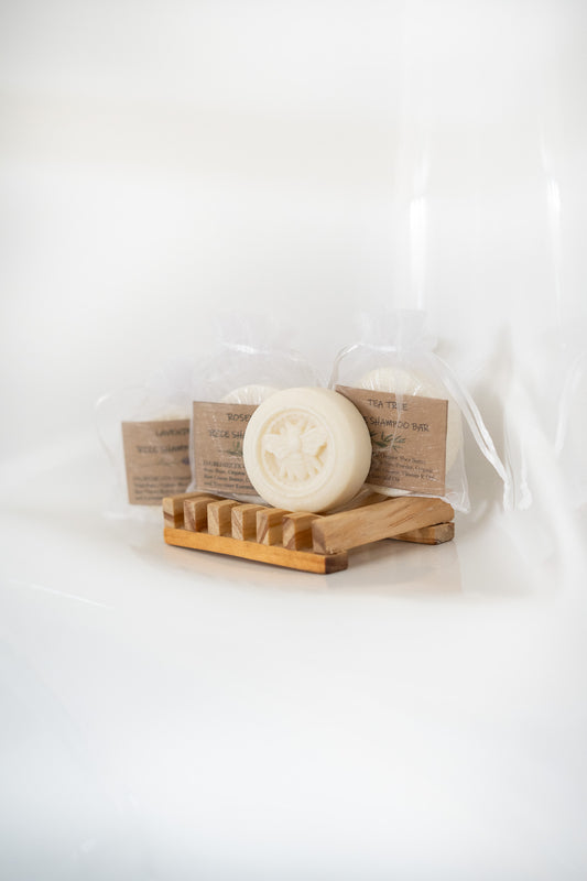 Lavender Rice Shampoo Bar